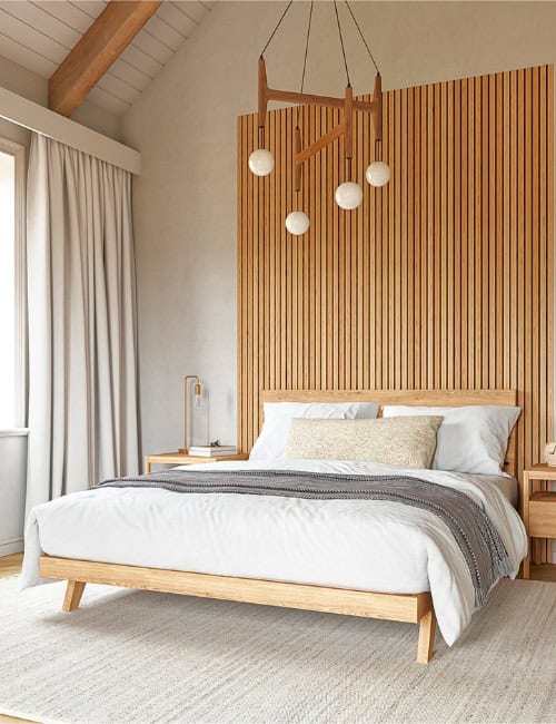 9 Sustainable Bed Frames Supporting Safe & Sustainable Slumber Image by Medley #sustainablebedframes #ecofriendlybestframes #bestecofriendlybedframe #sustainablewoodenbedframes #nontoxicbedframes #sustainablejungle