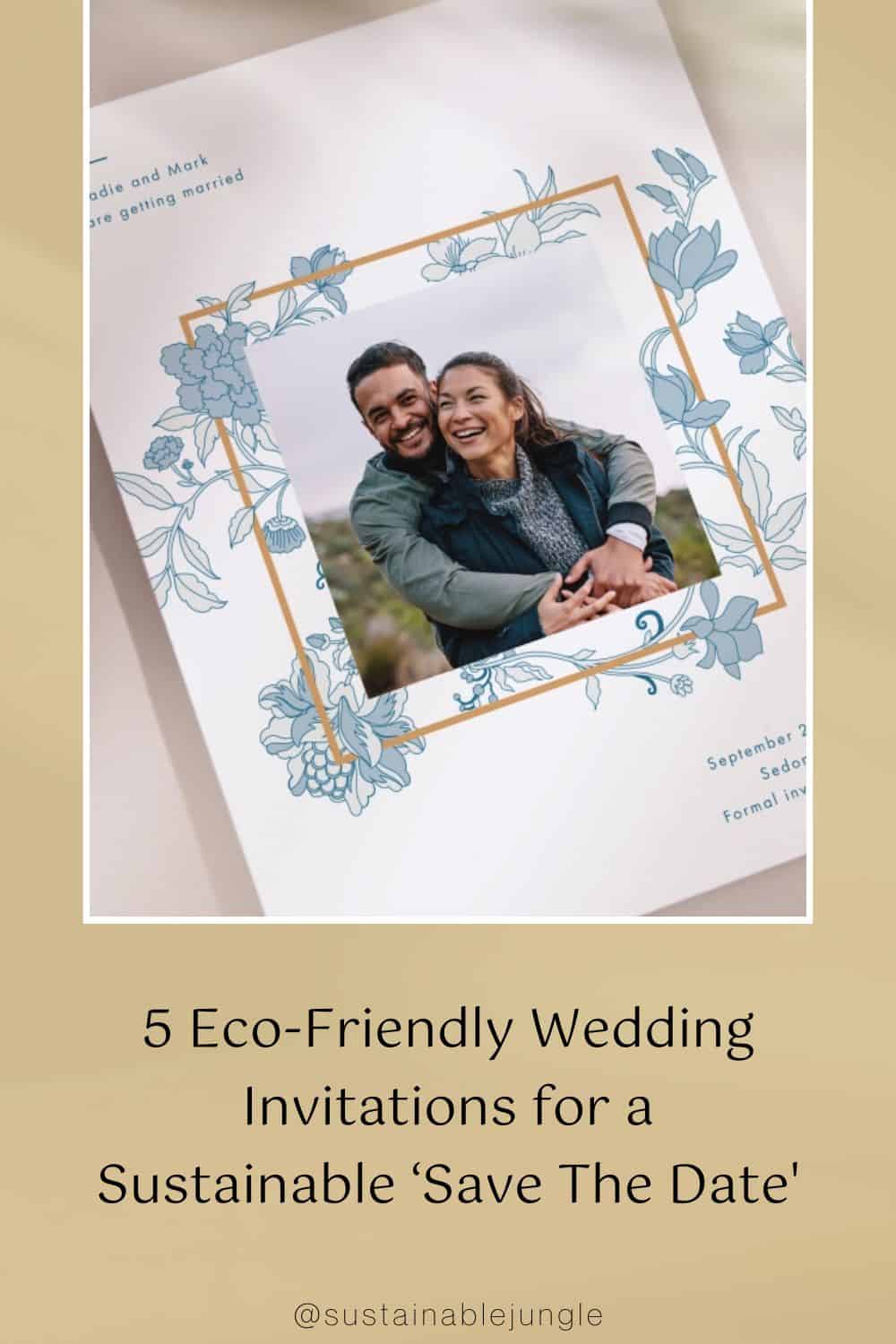 5 Eco-Friendly Wedding Invitations for a Sustainable ‘Save The Date' Image by Paper Culture #ecofriendlyweddinginvitations #ecofriendlyweddinginvites #affordableecofriendlyweddinginvitations #sustainableweddinginvitations #ecofriendlyinvitations #sustainablejungle