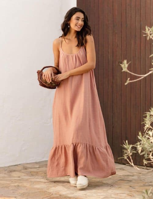 7 Breezy Brands Making Linen Wedding Guest Dresses