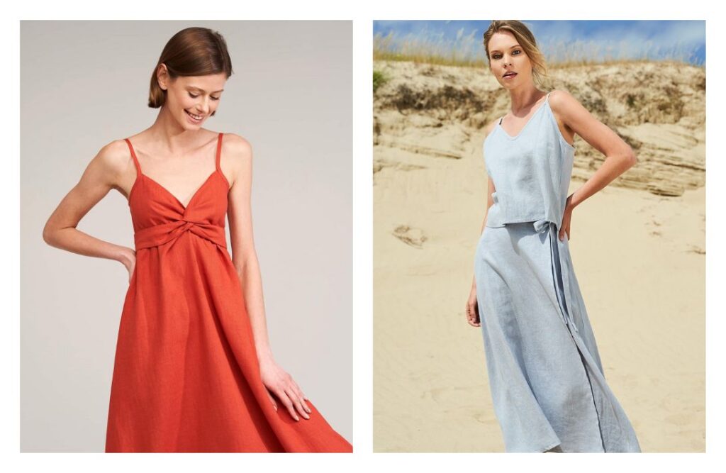 7 Breezy Brands Making Linen Wedding Guest Dresses