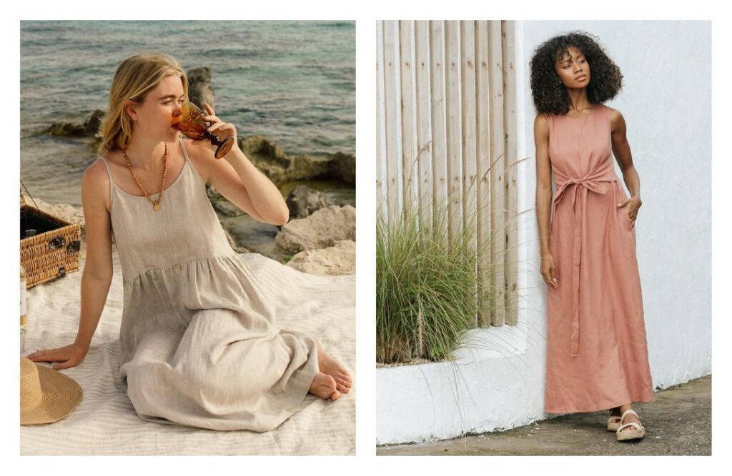 7 Breezy Brands Making Linen Wedding Guest Dresses