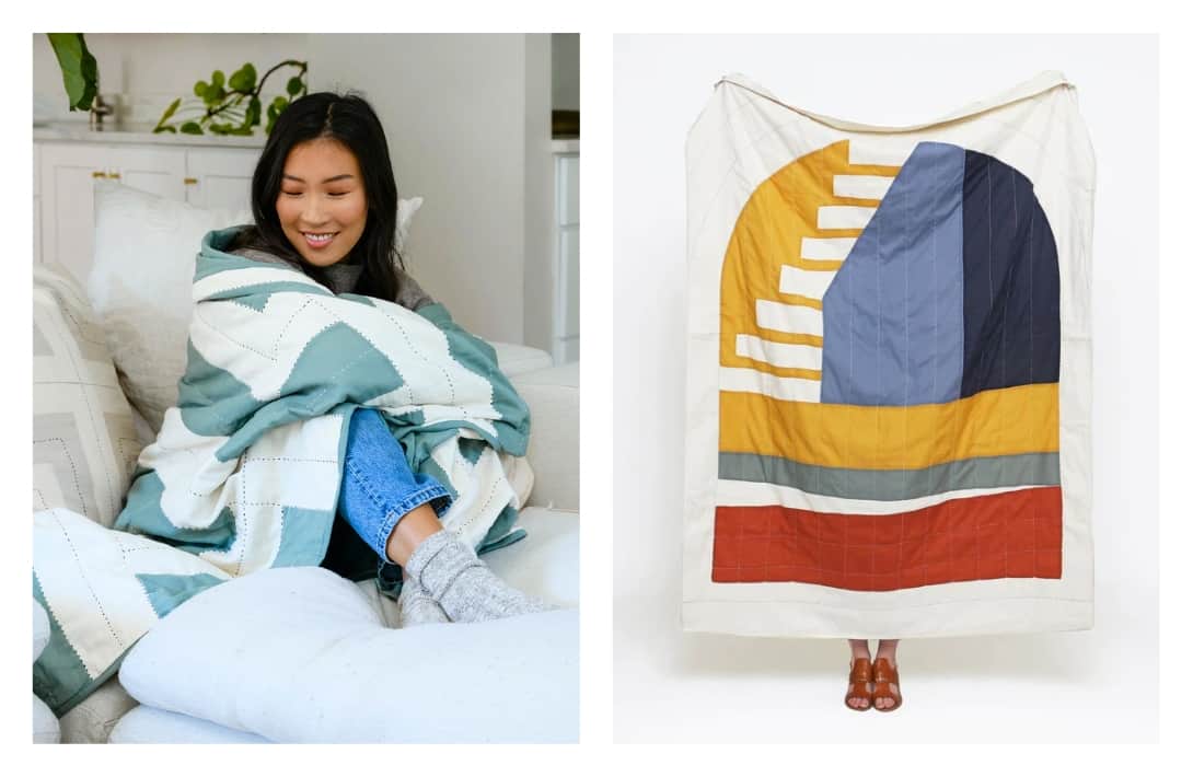 7 Organic Blankets To Warm Your Body & Cool The Earth Images by Anchal #organicblankets #organiccottonblankets #bestorganicblanket #organicthrowblankets #organiccottonthrows #naturalblankets #sustainablejungle