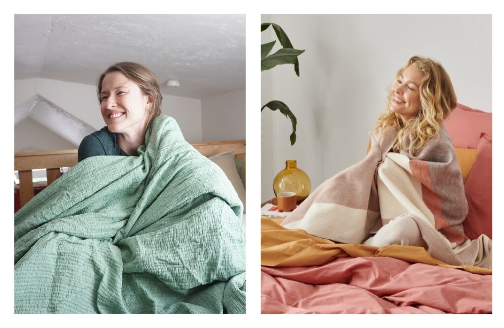 7 Organic Blankets To Warm Your Body & Cool The EarthImages by Sustainable Jungle & Under the Canopy#organicblankets #organiccottonblankets #bestorganicblanket #organicthrowblankets #organiccottonthrows #naturalblankets #sustainablejungle