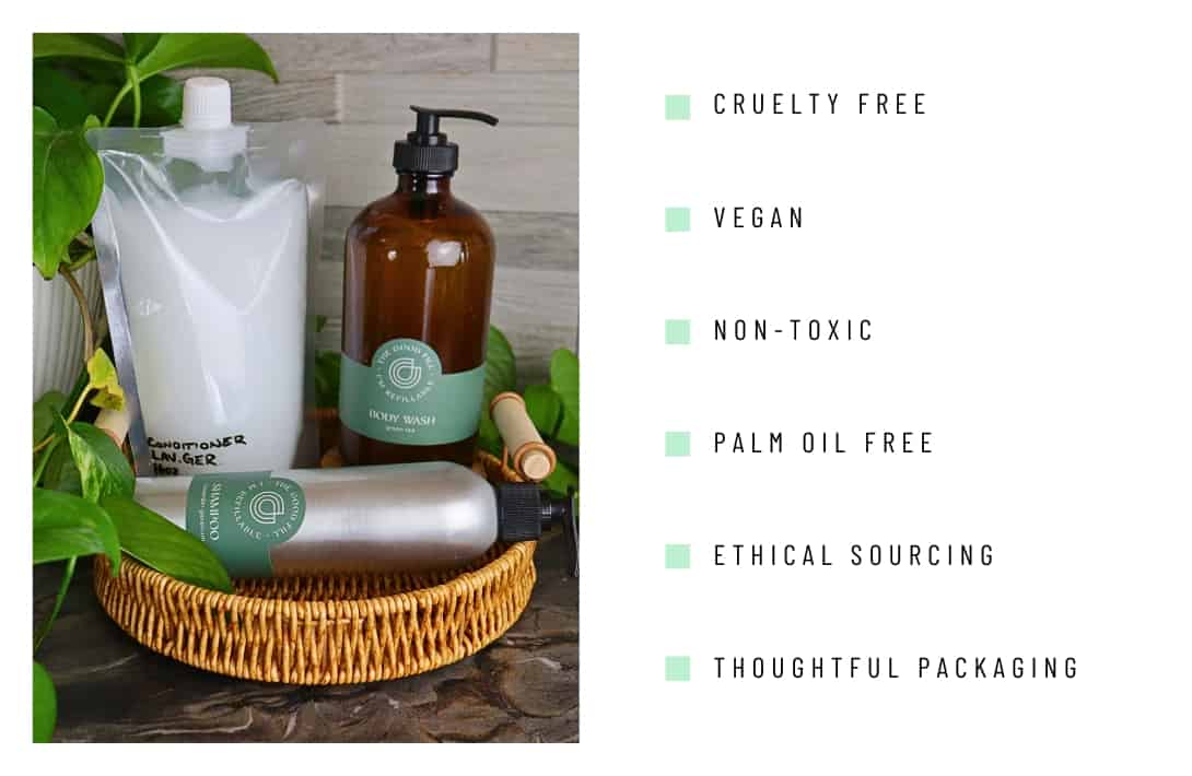 11 Refillable Beauty Products That Will Keep You Coming Back For More Image by Sustainable Jungle #refillablebeautyproducts #refillableskincare #refillableskincarepackaging #bestrefillablebeautyproducts #refillablebeautybrands #sustainablejungle