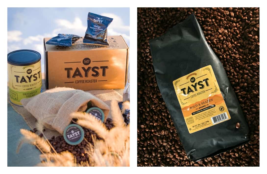 9 Brew-Tifully Sustainable Coffee Brands Serving Eco-Espresso Images by Tayst #sustainablecoffeebrands #sustaianblecoffeebeans #ethicalcoffeebrands #ecofriendlycoffee #ethicalcoffeecompanies #ethicalbeancoffee #sustainablejungle