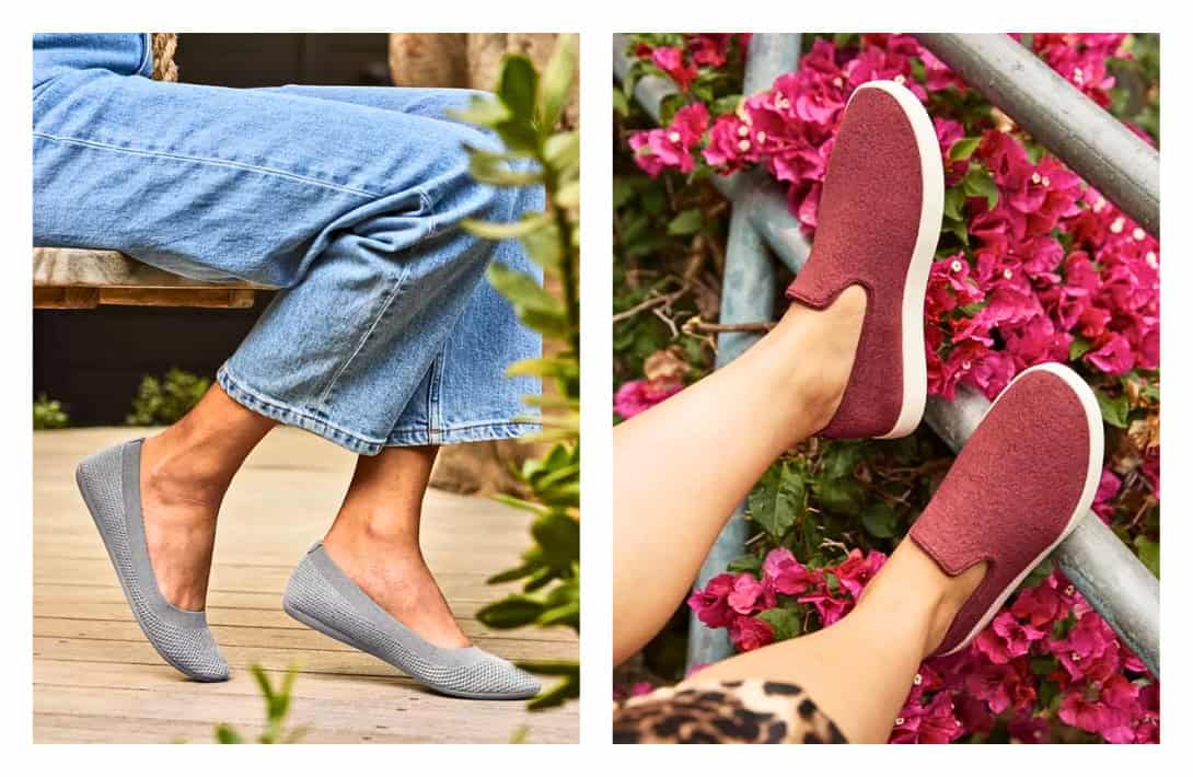 9 Sustainable Flats That Don’t Fall Flat On Eco Ethics Images by Allbirds #sustainableflats #ecofriendlyflats #sustainableballetflats #ecofriendlyflats #recycledflats #sustainablewomensflats #sustainablejungle
