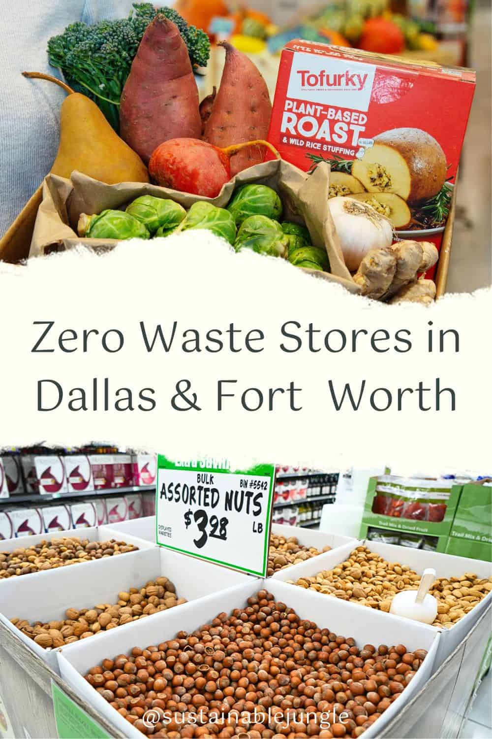 Dallas & Fort Worth Zero Waste Stores For Texas-Sized Sustainability Images by Natural Grocers and Winco #zerowastestoredallas #bestzerowastestoresdallas #bulkstoresdallas #zerowastestoresforthworth #zerowastestoredallasforthworth #sustainablejungle