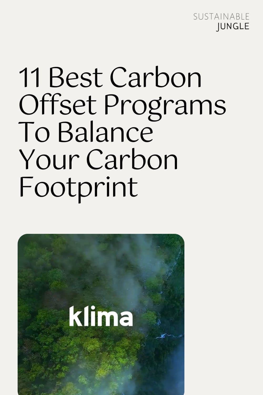 9 Best Carbon Offset Programs To Balance Your Carbon Footprint Image by Klima #bestcarbonoffsetprograms #carbonoffsetproviders #carbonoffsetcompanies #wheretobuycarbonoffsets #bestcarbonoffsetproviders #sustainablejungle