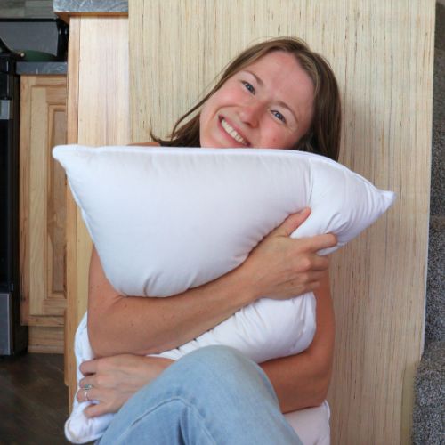 Image by Sustainable Jungle - PlushBed Reviews - Goose Down Pillow